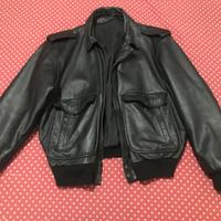 Giubbotto Vera Pelle Uomo XXL anni 90 moto