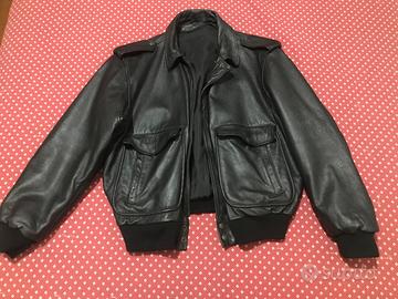 Giubbotto Vera Pelle Uomo XXL anni 90 moto