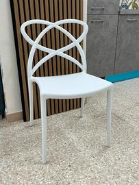 Sedie multiuso in polipropilene