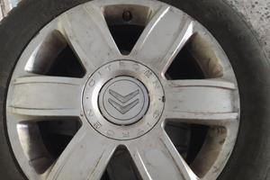 4 cerchi in lega 16" citroen con gomme anno 2022 a