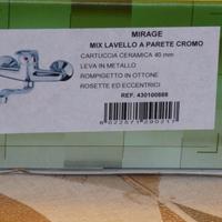 miscelatore a parete cromo