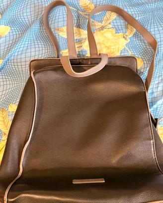Borsa Shopper Donna Marrone Testa di Moro con