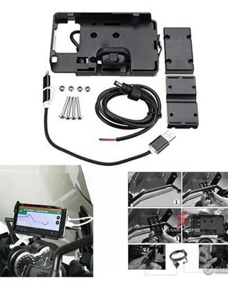 Staffa navigazione GPS USB SMARTPHONE BMW HONDA