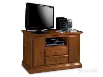 Cassapanca porta TV legno massiccio