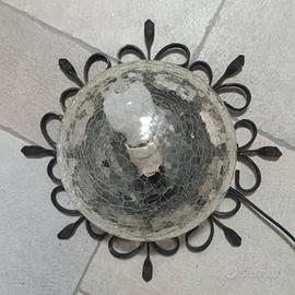 Lampada ferro battuto