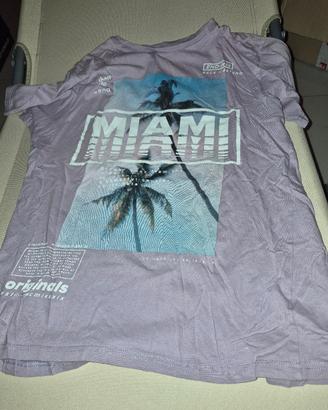 T-shirt Primark con Stampa "MIAMI" – Taglia M