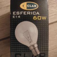 6  Lampadine incandescenza E14 60w