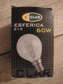 6  Lampadine incandescenza E14 60w