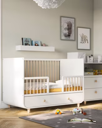LETTO MYLLRA IKEA BIANCO + MATERASSO BAMBINI 