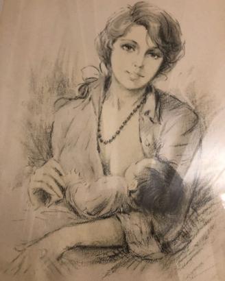 quadro la madre e l'infante