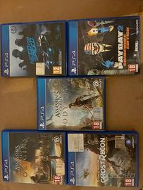 Lotto 9 Giochi PS4 Vari Generi