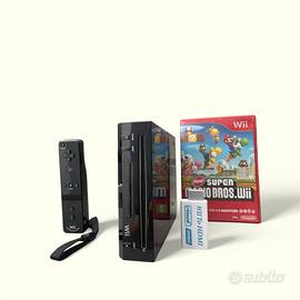 Nintendo wii nera + new super mario bros wii