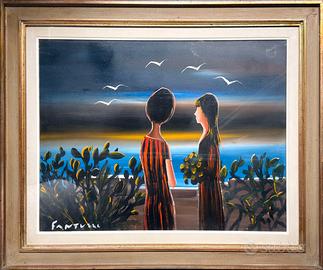 Eliano Fantuzzi pittore quadro olio su tela