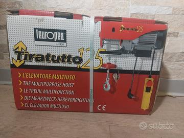 tiratutto montacarichi elettrico