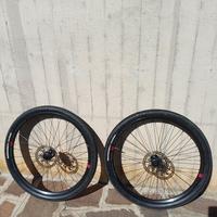 Ruote alluminio gravel 27.5 fulcrum rapid red 900 