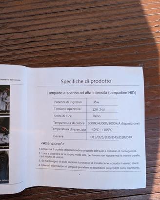 lampade per auto 
