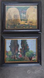 Coppia di quadri giorgio de vincenzi