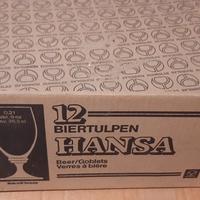 Set vintage 12 calici birra