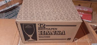 Set vintage 12 calici birra