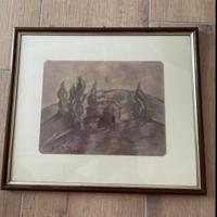 Quadro con paesaggio