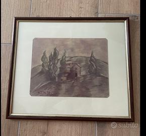 Quadro con paesaggio