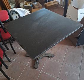 Tavolo da bistrot  piano in marmo