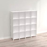 Armadio cameretta, 12 cubi COMPONIBILI, bianco