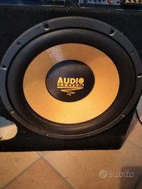 subwoofer + Amplificatori Audio system 