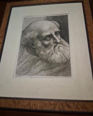 ACQUAFORTE ORIGINALE.PAOLO ROMANO DA Raffaello
