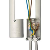 Scatola di derivazione testa palo