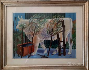 Quadro moderno Severo Pozzati SEPO