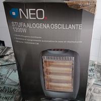 Stufa elettrica alogena oscillante