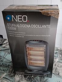 Stufa elettrica alogena oscillante