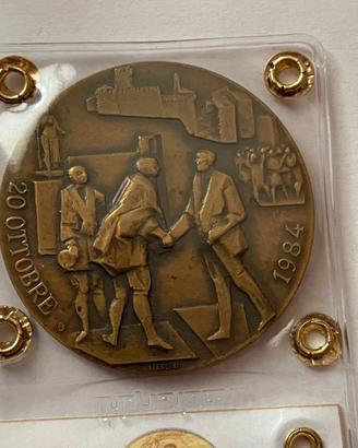 Medaglia Bronzo 1984 San Marino Pertini FDC