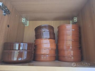15 tegamini terracotta