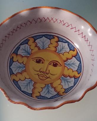 Zuppiera ceramica dipinta a mano Deruta 