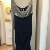 Vestito elegante blu notte