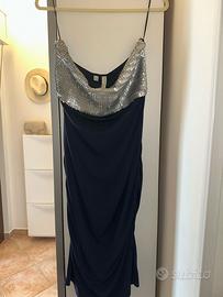 Vestito elegante blu notte