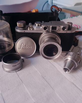 Leica l con Elmar 5 mm g 2.8 + mirino a torretta