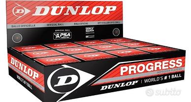 palline sqash  Dunlop  progress Nuove