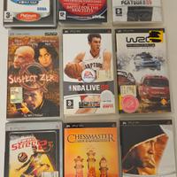 Lotto 9 giochi originali PSP + 1 film Ottime condi