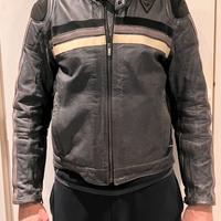 Giacca Dainese in pelle stile vintage