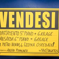 Appartamento e mansarda più relativi garage