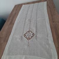 Telo di lino a trama larga: 86 x 40 cm