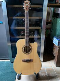 Chitarra acustica elettrificata Washburn WD20SCE.