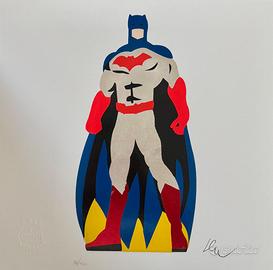 Marco Lodola - The Dark Hero - Serigrafia