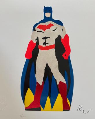 Marco Lodola - The Dark Hero - Serigrafia