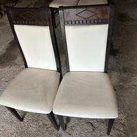4 sedie in legno