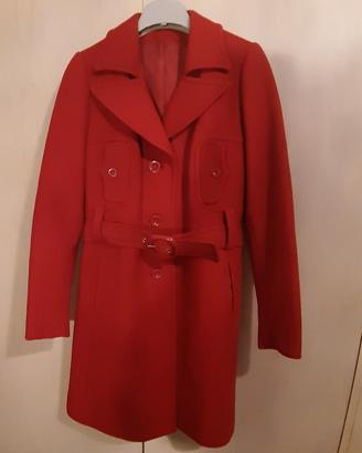 cappotto rosso vintage donna
