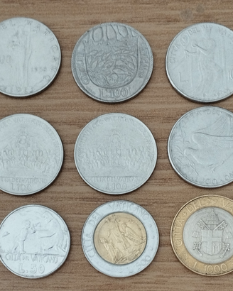 Monete del Vaticano in lire